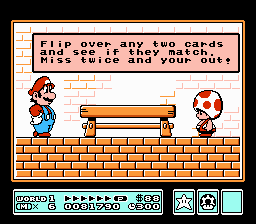 super mario bros 3 n card