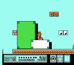 super mario bros 3 world 1 level 1 white block